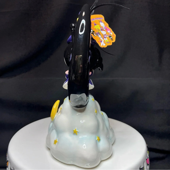 Blue Sky ClayWorks Sanrio Hello Kitty Kuromi Halloween Witch Ceramic Moon Figure - Picture 4 of 14
